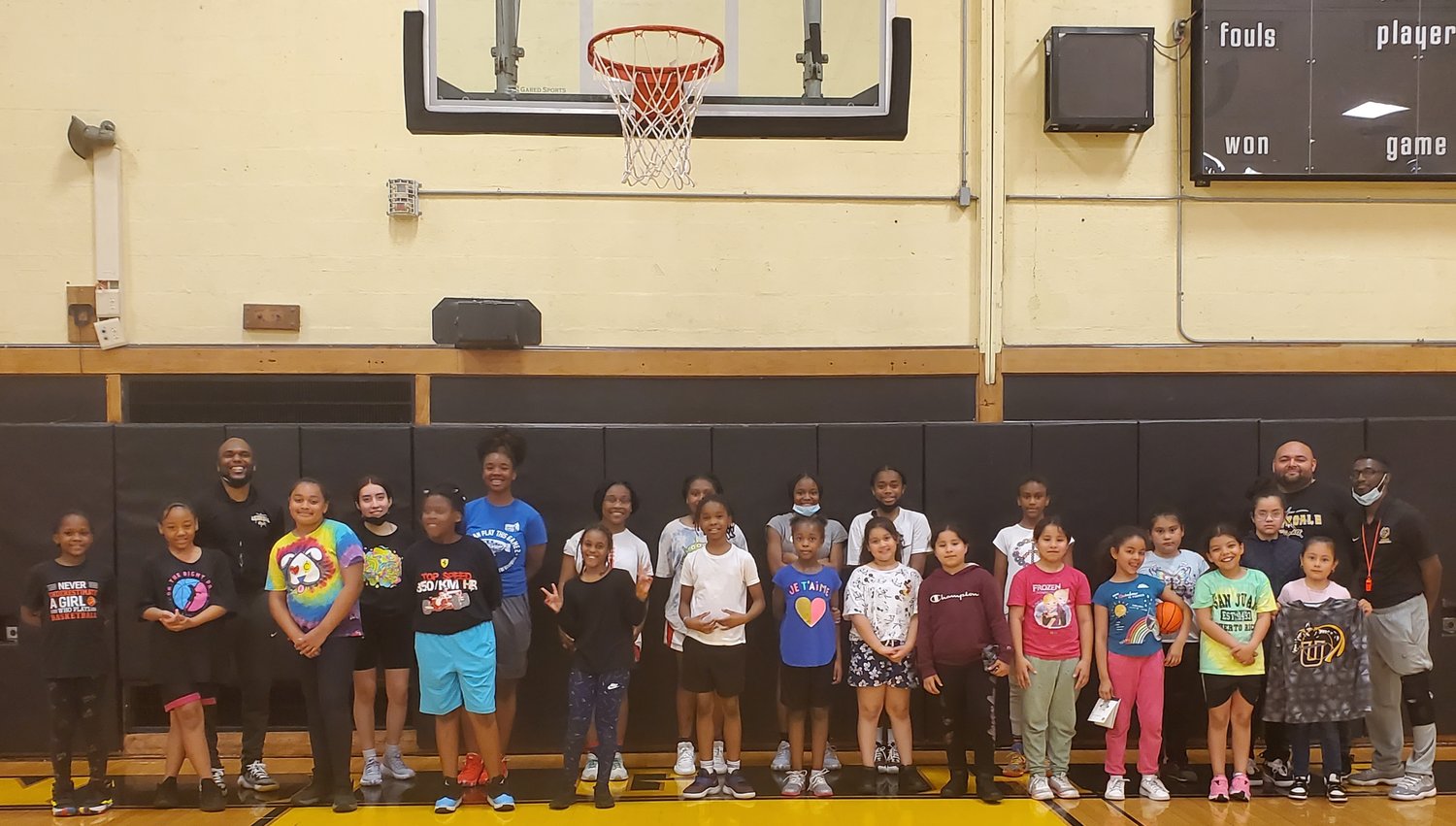 Uniondale girls’ basketball coaches hosted a girl’s jamboree for grades 2 through 9.